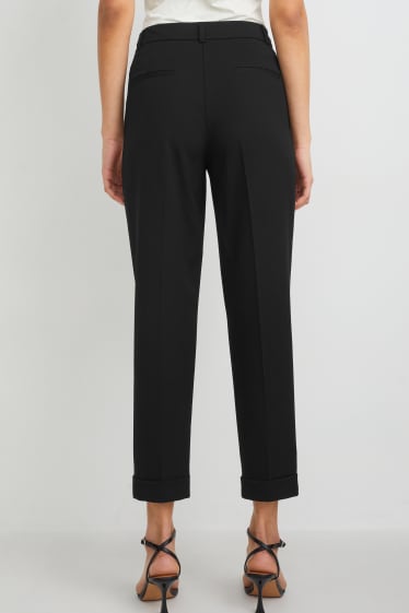 Women - Business trousers - regular fit - 4 Way Stretch - black