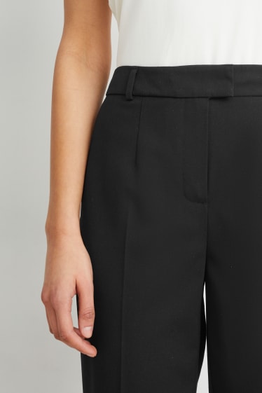 Femei - Pantaloni office - regular fit - 4 Way Stretch - negru