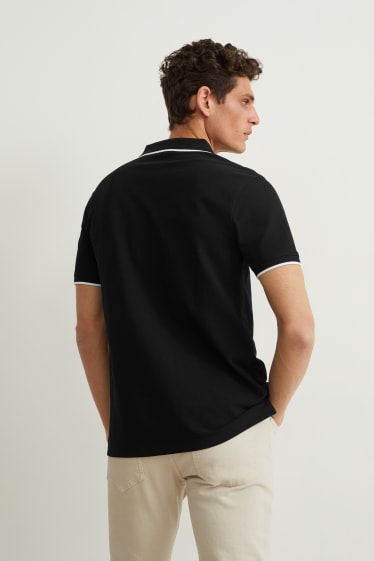 Herren - Poloshirt - schwarz