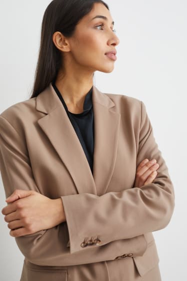 Damen - Oversized-Blazer - beige