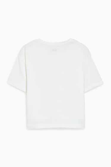 Kinder Mädchen - Kurzarmshirt - weiss