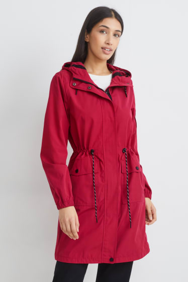 Femmes - Parka à capuche - rose