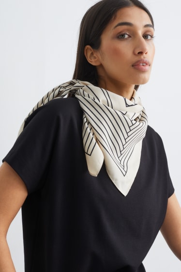 Women - Neckerchief - light beige