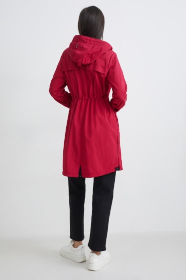 Femmes - Parka à capuche - rose