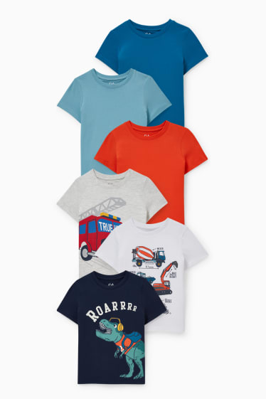 Enfants - Lot de 6 - T-shirts - blanc