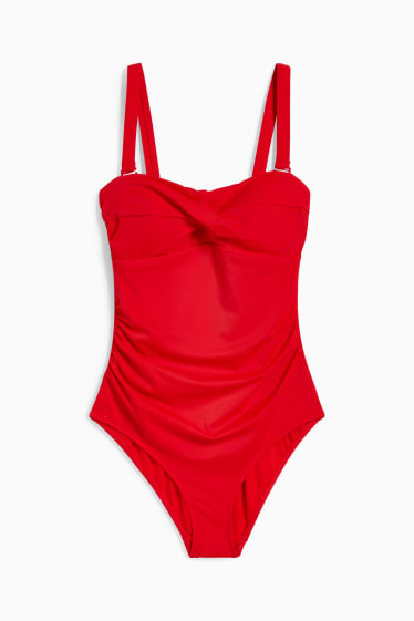 Women - Swimsuit - padded - LYCRA® XTRA LIFE™ - dark red