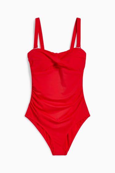 Femmes - Maillot de bain - ampliforme - LYCRA® XTRA LIFE™ - rouge foncé