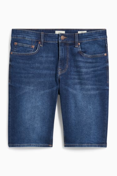 Uomo - Shorts di jeans - jeans blu scuro