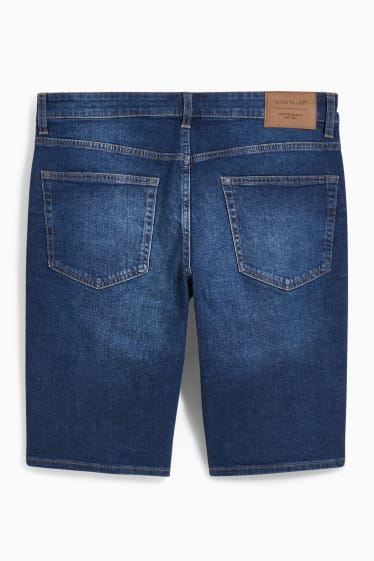 Hommes - Short en jean - jean bleu foncé