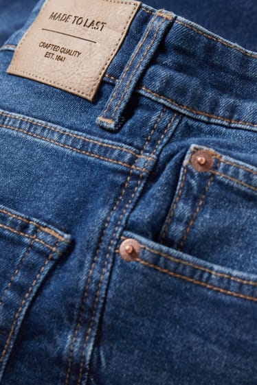 Hommes - Short en jean - jean bleu foncé