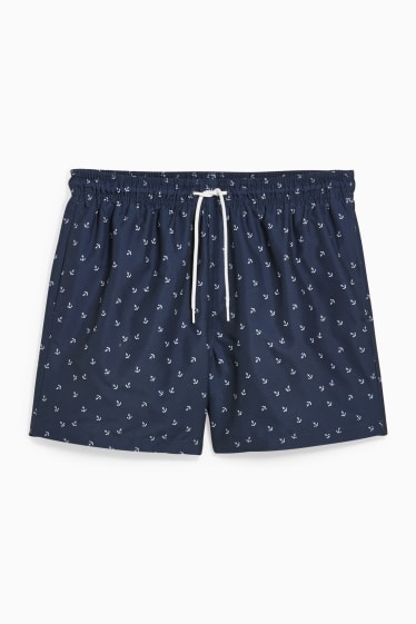 Hommes - Short de bain - bleu foncé