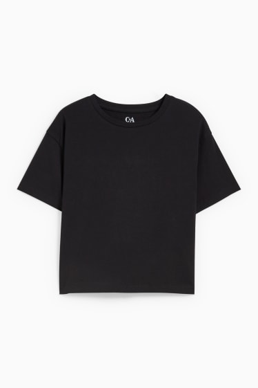 Kinderen: meisjes - T-shirt - zwart