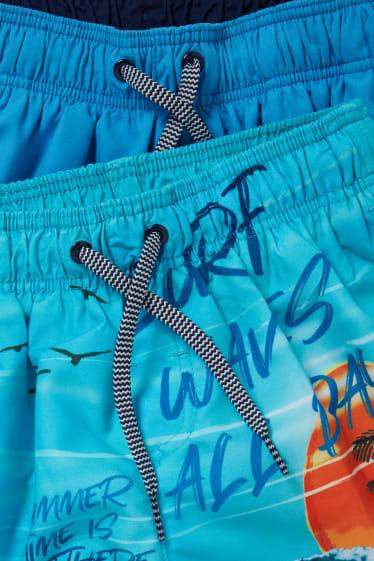 Bambini - Confezione da 2 - shorts da mare - blu