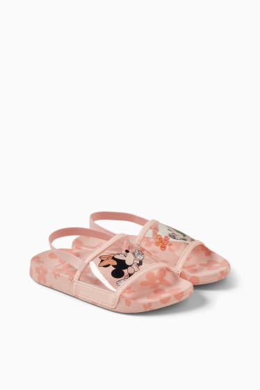 Kinderen: meisjes - Minnie Mouse - sandalen - fuchsiarood