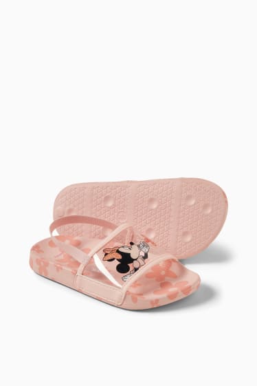 Kinderen: meisjes - Minnie Mouse - sandalen - fuchsiarood