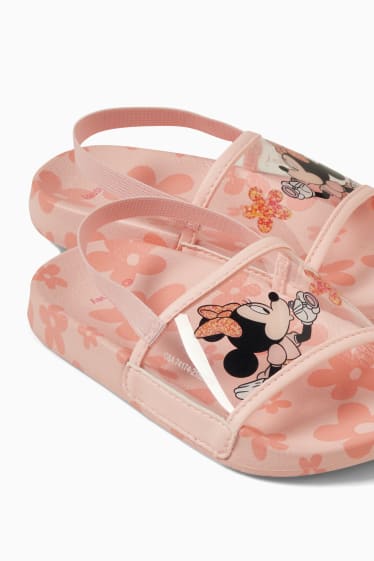 Kinderen: meisjes - Minnie Mouse - sandalen - fuchsiarood