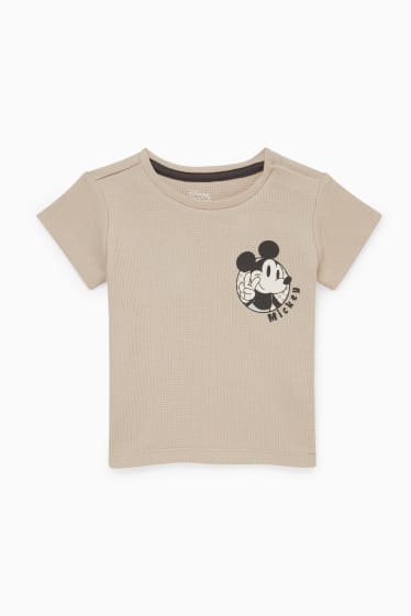 Babys - Micky Maus - Baby-Outfit - 3 teilig - schwarz / beige