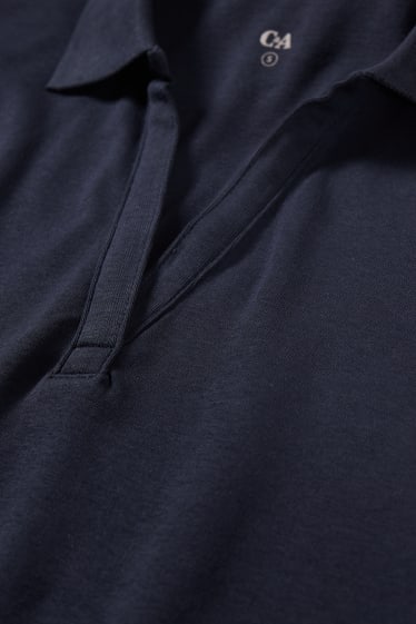 Women - Polo shirt - dark blue