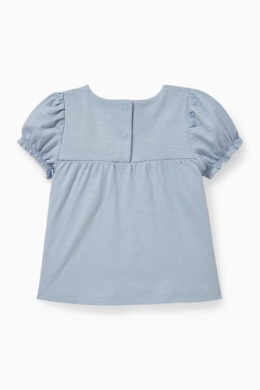 Baby Mädchen - Baby-Kurzarmshirt - hellblau