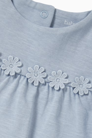 Baby Mädchen - Baby-Kurzarmshirt - hellblau