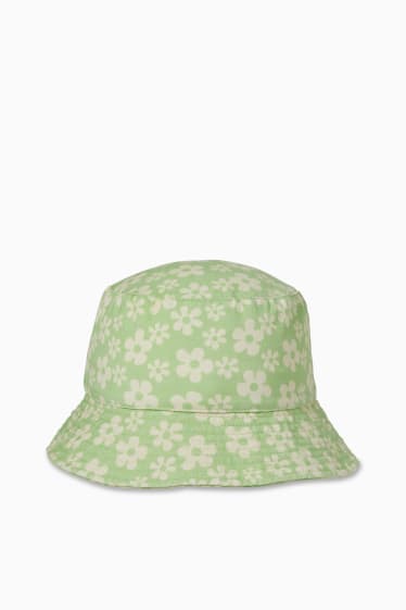 Femei - CLOCKHOUSE - pălărie - cu flori - verde deschis