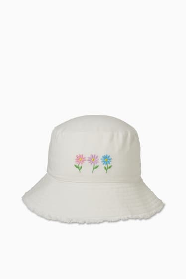 Femmes - CLOCKHOUSE - bob - à fleurs - blanc
