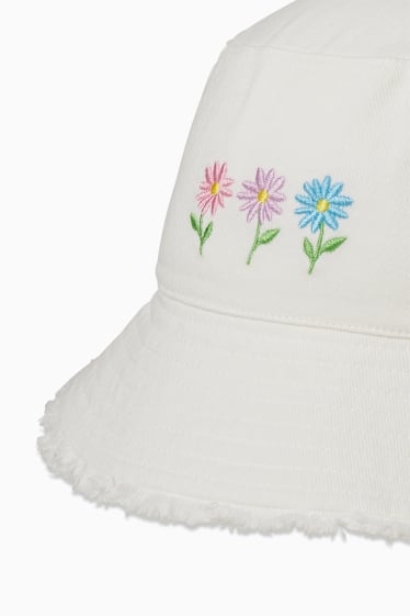 Women - CLOCKHOUSE - hat - floral - white