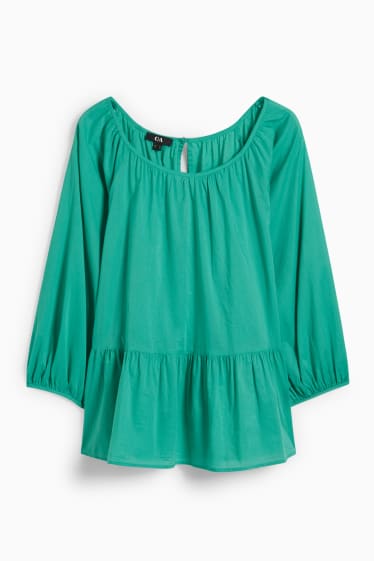 Damen - Bluse - grün
