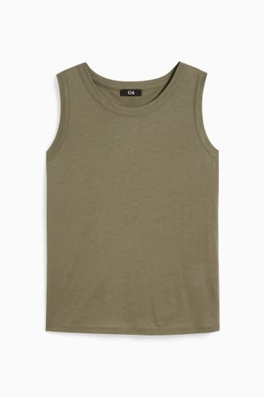 Mujer - Camiseta sin mangas - verde