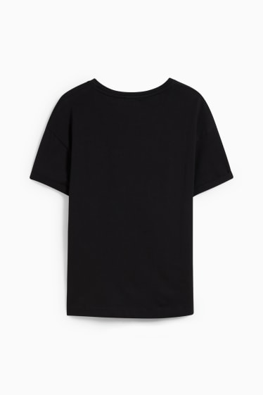 Dames - T-shirt - Peanuts - zwart