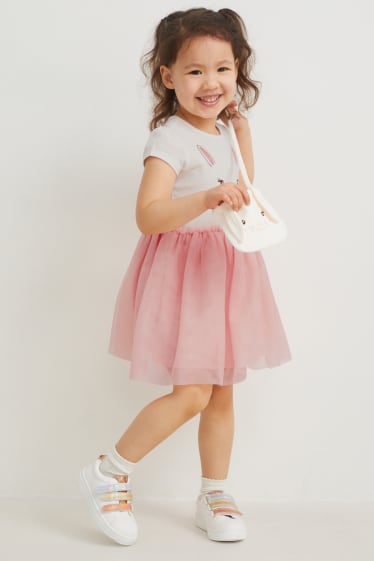 Niños - Set - vestido y bolso - 2 piezas - rosa