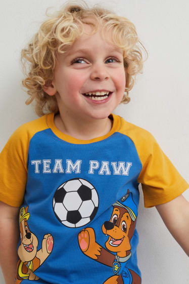 Kinder Jungen - PAW Patrol - Set - Kurzarmshirt und Shorts - 2 teilig - blau