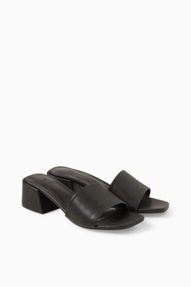 Mujer - Sandalias - polipiel - negro