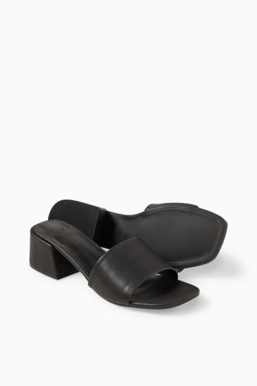 Mujer - Sandalias - polipiel - negro