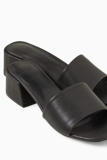 Mujer - Sandalias - polipiel - negro