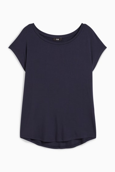 Femmes - T-shirt basique - bleu foncé