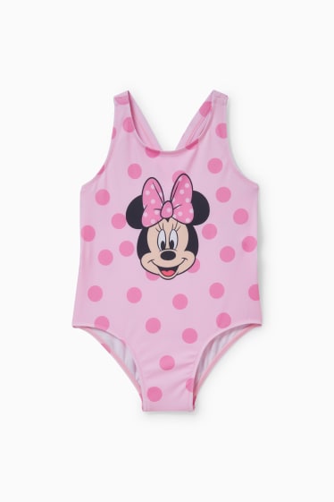 Neonate - Minnie - costume da bagno - LYCRA® XTRA LIFE™ - a pois - rosa