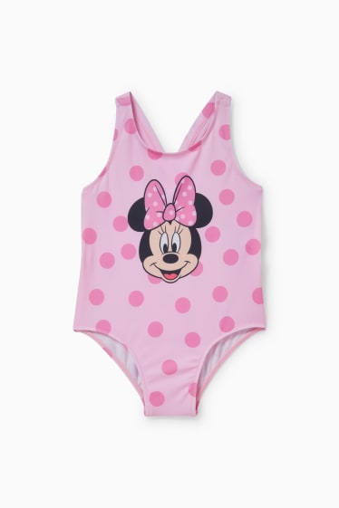 Babys - Minnie Maus - Badeanzug - LYCRA® XTRA LIFE™ - gepunktet - rosa