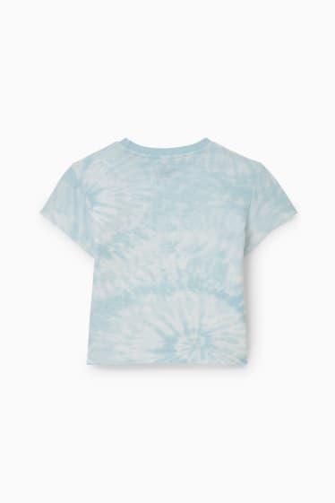 Dětské - Ledové království - tričko s krátkým rukávem - bílá / světle modrá