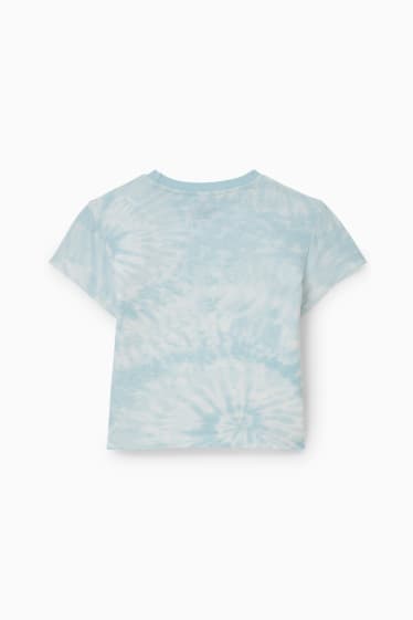 Children Girls - Frozen - short sleeve T-shirt - white / light blue