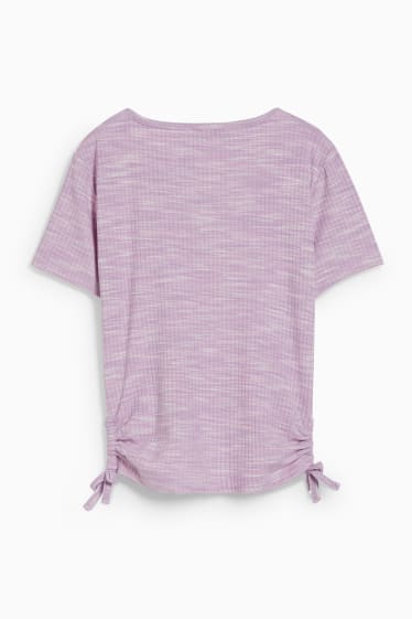 Dětské - Tričko s krátkým rukávem - světle fialová