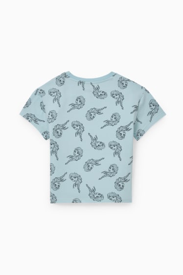 Niños - Frozen - camiseta de manga corta - azul claro