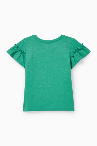 Children - Unicorn - short sleeve T-shirt - green