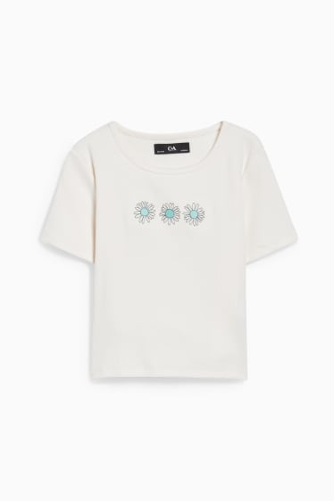 Enfants - T-shirt - blanc crème