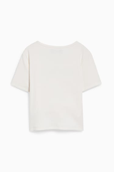Bambine - Maglia a maniche corte - bianco crema