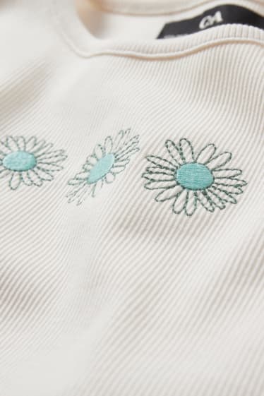 Bambine - Maglia a maniche corte - bianco crema