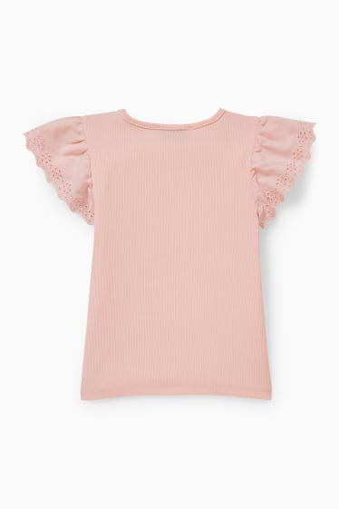 Kinder - Kurzarmshirt - rosa