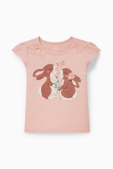 Kinder Mädchen - Kurzarmshirt - rosa
