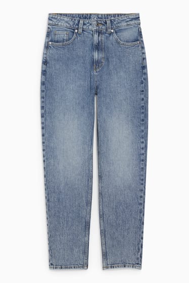 Damen - Mom Jeans - High Waist - LYCRA® - helljeansblau