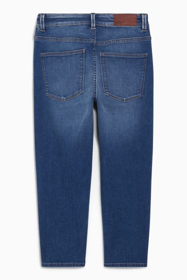 Femmes - Jean capri - mid waist - slim fit - jean bleu